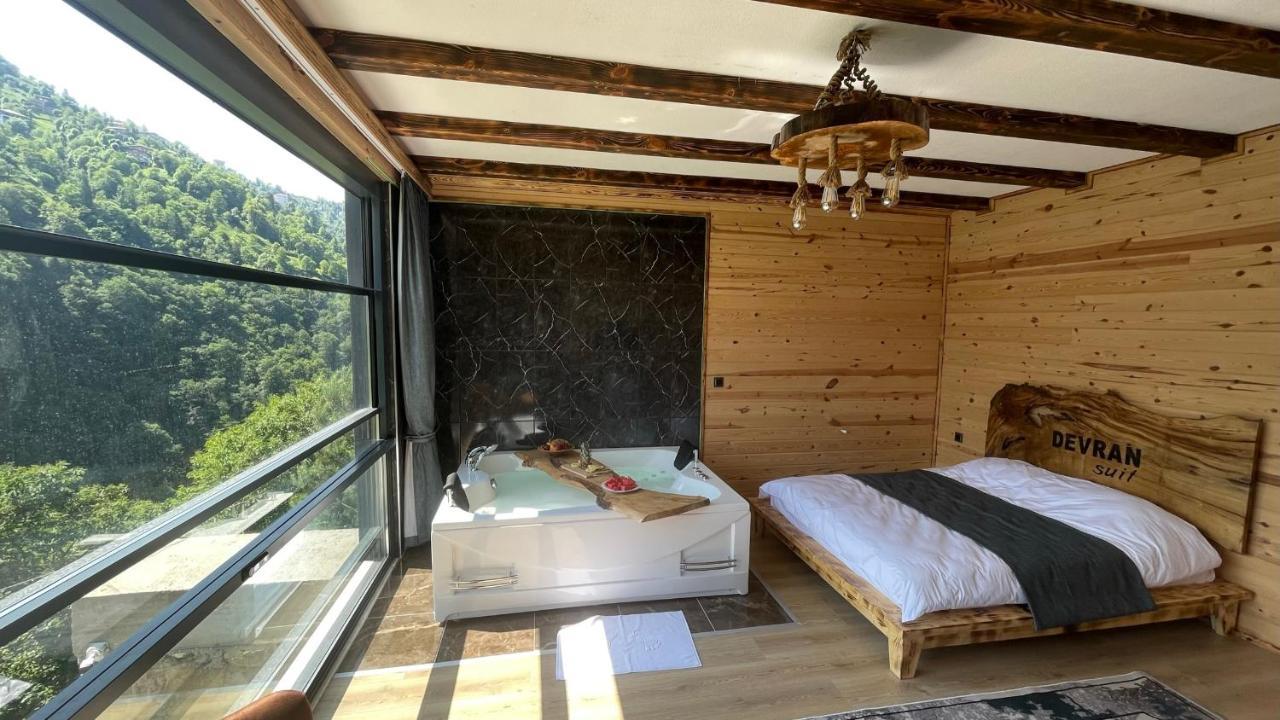 Aparthotel Devran Çamlıhemşin Esterno foto